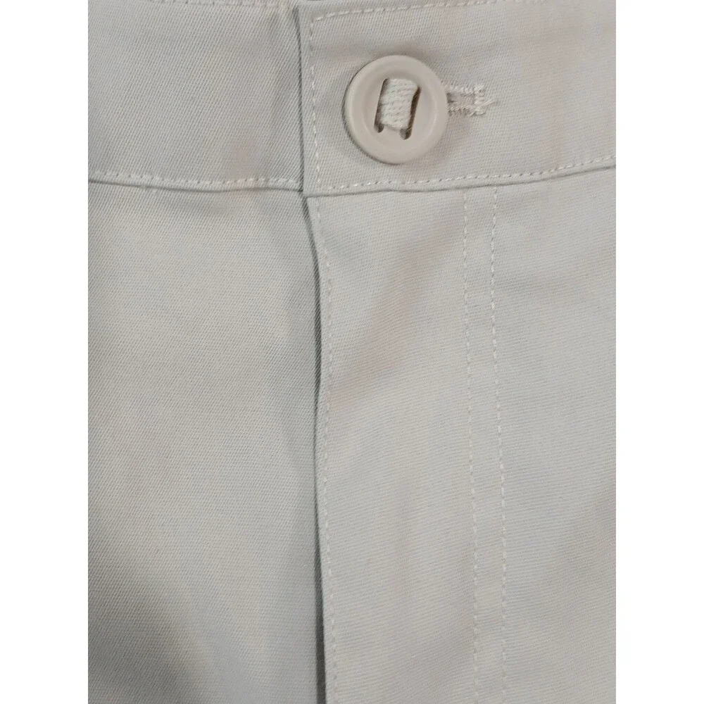 Travelsmith Mens Golf Travel Shorts Size 34 Stone Beige Sorona Stretch Zip...